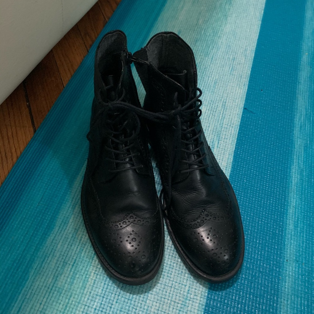 🥊CLEARANCE‼️VAGABOND leather oxford boots,size 38
